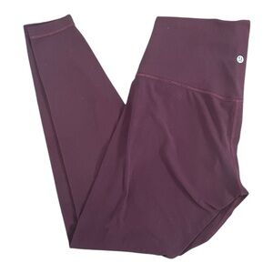 lululemon Align Pant 28” Cassis (Purple) Size 10 High-Rise Leggings, Nulu